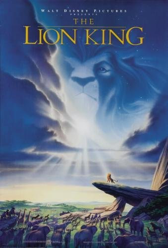 #a5146 Filmposter König der Löwen, 28 x 43 cm