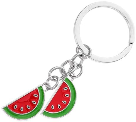 Cabilock Wassermelonen-schlüsselanhänger Modischer Obst-schlüsselring Für Geburtstagsparty-
