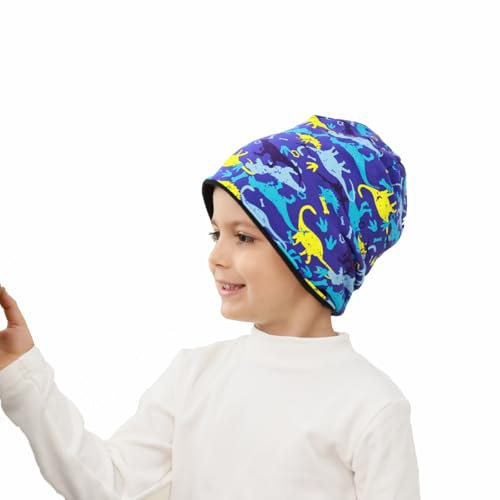 MAKFORT Kinder Beanie Mütze Weiche Baumwolle Hut Kinder Schlupfmütze Junge Und Mädchen Herbst Frühling