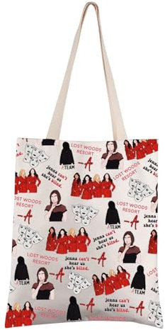 FEELMEM TV Show Tote Bag TV Show Merchandise Gift Inspired TV Show Lover Reusable Grocery Bag