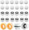TREABEAR 24PCS Blindstopfen 1/2 Zoll mit Dichtung, Blindstopfen, Verschlussstopfen,Blindstopfen Wasserleitungblindstopfen Aussengewinde,Blindstopfen Wasserleitung Innengewinde, Blindstopfen Kunststoff