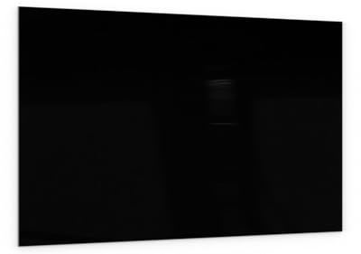 ALLboards Glasboard Magnetisch Schwarz 200x120cm, Rahmenlos, Glastafel, Magnettafel, Gehärtetes Glas