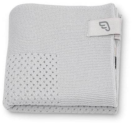 Stokke JetKids Merinowolldecke, Pebble Grey - Passt in den Deckel der BedBox, um Dein Kind auf Reisen warmzuhalten - Waschmaschinenfest