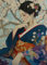 GLXPOG Japanische Dame Diamond Painting, 5D Diamant Painting Kits Bilder für Erwachsene, Figur DIY Diamant Malerei Diamond Painting 30x40cm für Wanddekor