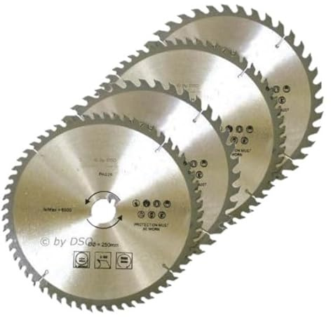 Unibos | 4Pc 250 mm 40/60 Teeth TCT Circular Saw Blades