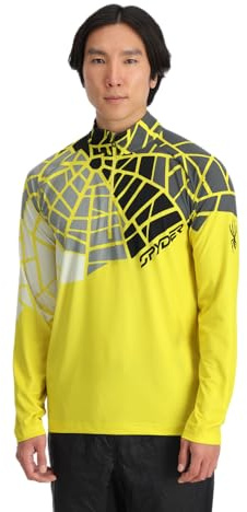 Spyder Vital 1/2 Zip, Men's, Acid Yellow, XXL