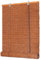 Grandekor PE Outdoor Rollo Wetterfest Bambus Look für Fenster Tür,B60 x H160 cm Braun,Imitation Bambusrollo Sonnenschutz, Blickdicht UV-Schutz für Innen-& Aussenbereich, Einfache Montage