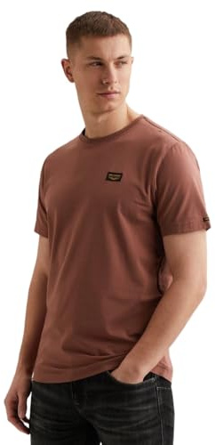 PME Legend Herren Rundhals T-Shirt Short Sleeve R-Neck American Classic, Größe:XL, Farbe:PTSS2602599-4085 Roan Rouge