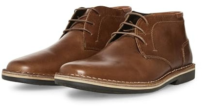 Steve Madden Men's Harken Cognac Leather Boot