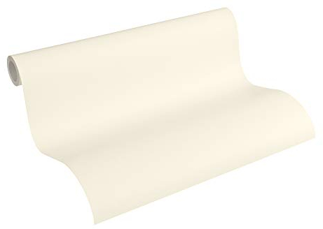 A.S. Création PVC-freie Vliestapete Little Stars Tapete Uni 10,05 m x 0,53 m braun Made in Germany 355669 35566-9