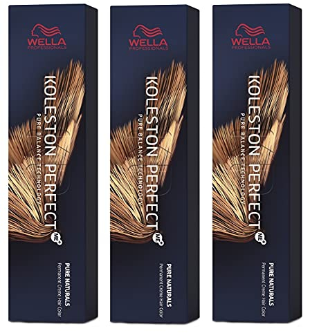 Wella Koleston Perfect ME+ 10/86 - Lote de 3 rubio claro (60 ml), color violeta