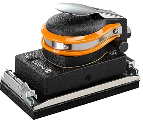 LEVIGATRICE PNEUMATICA AD ARIA ORBITALE RETTANGOLARE 89 X 165 MM - NEO TOOLS 14-018