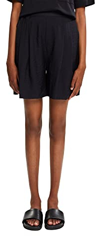 ESPRIT Damen Shorts 072ee1c302, Schwarz, 36