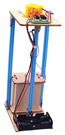 perfk Bricolage Ascenseur électrique Ascenseur modèle Science Kit d'expérimentation Jouets d'apprentissage préscolaire enseignement des Sciences Jouets