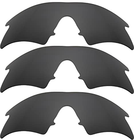 IMYTPFT Lot de 3 Verres polarisés Oakleys M Frame Sweep Noir, Noir, Taille Unique