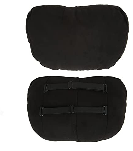 Autositz Kopfstützenkissen Ersatz für Model Y, Kopfstützen Nackenkissen, Autositz Rückenkissen für Nacken, Ergonomische Autositz Nackenstütze (Schwarz)