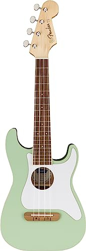 Fender, 4-String Ukulele, Right, Surf Green (0970523557)