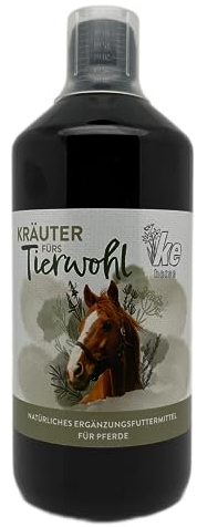 KE Horse Kräuter fürs Pferd, 50 fermentierte Bio-Kräuter, Ergänzungsfutter für Pferde, Ponys, Esel