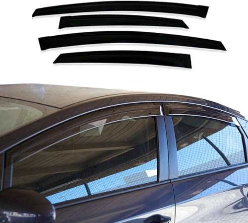 HOLIV 4 Stück Auto Windabweiser Regenabweiser für Toyo-TA Prius 30 2012-2015, Winddichter Regenschutz, Autofenster zubehör