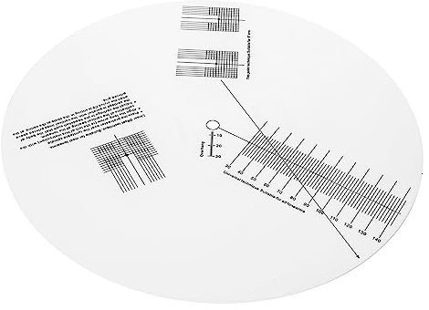 UPKOCH Professionelle Anti-rutsch Vinyl Schallplatten Pickup Kalibrierungsplatte Mit Einstellbarem Schallplatten Tonabnehmer Alignment Protractor Werkzeug Für Präzise Justierung