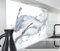 timalo Spritzschutz Wand für Herd, Küche Küchenrückwand Glasoptik | Acryl Glas 2mm | Glasrückwand Acrylglas Wandpaneele Rückwandschutz Platte | 160x50cm Wasserstrudel Splash