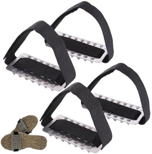 2pair Anti-slip Ice Grips Shoe Spikes Ice Hiking Climbing Shoes Cover Spike Shoes Spikes Shoes