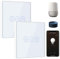 BSEED Smart Dimmer Lichtschalter 1 Fach 2 Weg Wifi Led Dimmer Lichtschalter arbeitet mit Amazon Alexa,Smart home Lichtschalter,Dimmschalter für led lampen Weiß(Erforderlich Neutral Draht)-2 Pack