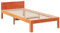 vidaXL Massivholzbett ohne Matratze Wachsbraun 80x200 cm Kiefernholz, Bettrahmen, Schlafzimmerbett, Doppelbett, Schlafzimmermöbel, Bett, Holzbett