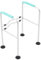 Warmiehomy Toilet Support Frame for Elderly Disabled Portable Mobility Aid Free Standing Toilet Safety Frames Non-Slip Foldable 6 Gears Adjustable Height 66-79CM