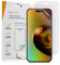 kwmobile Set of 3 Screen Protectors Compatible with Apple iPhone 16 Pro - Anti-Glare Anti-Fingerprint Display Films - Matte