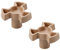 Tabanzhe Microwave Turntable Coupler Roller 2PCS Replacement Microwave Oven Guide Support Tray Shaft Microwave Repairing Parts