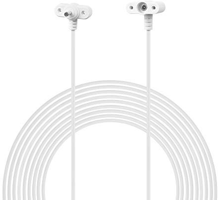 HEEPDD Câble D'extension de 2,5 M 8,2ft Compatible avec le Panneau Solaire de la Batterie de la Batterie de la Came à Projecteur de caméra.