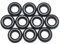 Einzelne Auswahl an O-Ringen aus NBR70, 1-40mm Innendurchmesser, Dichtungsringe (2 Stück, 6x3)