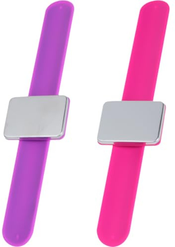 SHERCHPRY Magnetisches Silikonarmband für Kleine Scheren und Haarclip