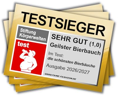 TESTSIEGER Bierbauch MALLE STICKER Party Sticker – Witziger Malle Spruch als Fun- & Meme-Aufkleber für den Mallorca-Trip, JGAs, Urlaub, Partys (20)
