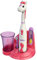 Brusheez Kid's Electric Toothbrush Set - Sparkle the Unicorn - Includes Battery-Powered Toothbrush, 2 Brush Heads, Cute Animal Cover, Sand Timer, Rinse Cup & Storage Base