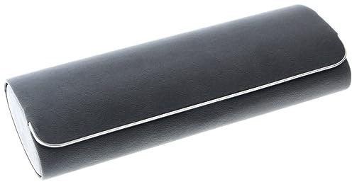 ovales Brillenetui mit Magnetverschluss ACHIM in grau