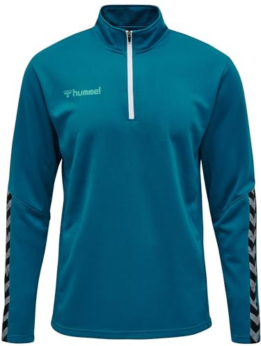 hummel Herren Sweatshirt Hmlauthentic Half Zip Sweatshirt, Celestial, L, 204927-8745-L