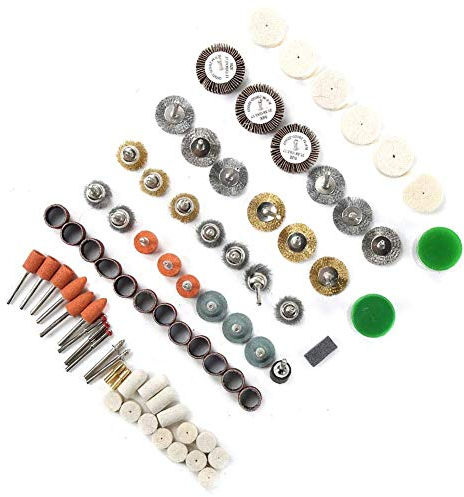 Hyuduo 145 PCS Set Electric Grinding Rotary Tool Accessory Set for Mini Drill Electric Grinder Grinding Polishing Cutting