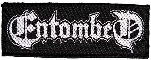 Entombed Logo Aufnäher Patch Gewebt & Lizenziert !!