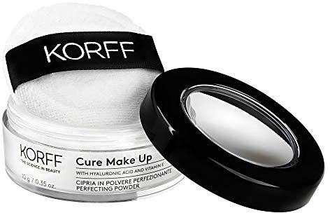 Korff Cipria in Polvere Perfezionante, Riduce le Zone Lucide, Transparente Effetto Soft Focus, Finish Matte, 10g