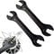 BIUCHJIU 2 Pack Bicycle Cone Spanner Hub Wrench 4 Size 13/14/15/16mm Bike Hub Remover Tool for Biking Cycling MTB BMX