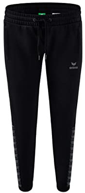 Erima Damen Essential Team Sweathose (2102204), schwarz/Slate Grey, 44