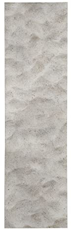 Tadi & Imperio1979 PVC-Vinyl-Teppich im Digital-Sand-Design, für Wohnzimmer, Küche, Wohnzimmer, Badezimmer oder Schlafzimmer mit PVC-Unterseite, rutschfest und leicht waschbar, VINILARENA 02, Beige