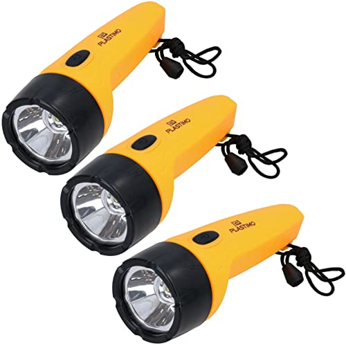 AB Tools 3 Pack Floating Marine Torch IPX7 Waterproof LED High Vis Flashlight by Plastimo