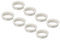 sourcing map G9 Anneau Adaptateur Abat Jour Réducteur Lumière Douille Lampe M20 Support Remplacement pour Luminaires, Blanc, Paquet de 8