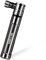 HNVNER Mini Pompe à vélo Portable en Alliage d'aluminium pour Pneu de vélo - Gonflage Super Rapide - Compatible avec Les Pompes à air universelles Presta et Schrader (Argent Titane)