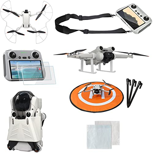 Kucbraly Mini 3 Pro Zubehör für DJI, 7 in 1 Fly More Combo für DJI Mini 3 Pro