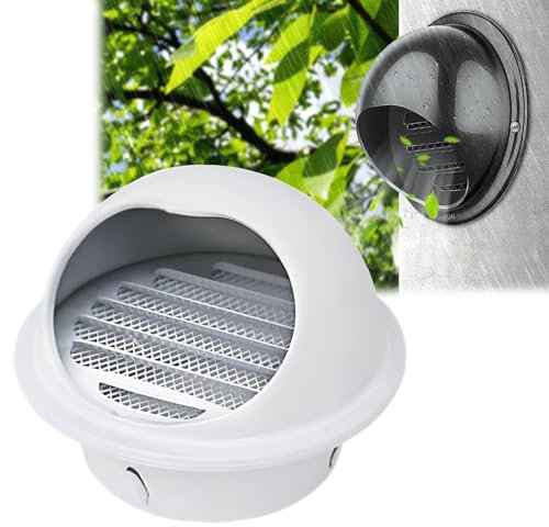 Griglia Di Ventilazione In Acciaio Inox Presa Di Ventilazione A Parete Griglia Aerazione 70 100 110 150 160 180 200mm, Terminale Canna Fumaria, Per Bocchette Di Scarico Ufficio Cucina Bagno