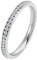 Whoiy 2MM Partnerringe Valentinstag Gravur, Ewigkeit Ehering Edelstahl Silber Ring Frauen mit Zirkonia Größe 45 (14.3)